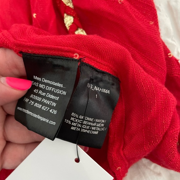 Mrs Demoiselles red cardiwrap - Picture 8 of 8